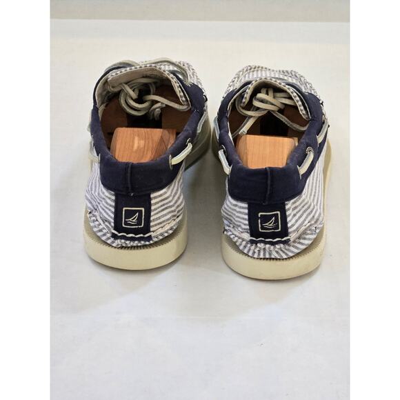 Sperry Top Sider Size US 10.5M Blue stripes - Picture 3 of 5